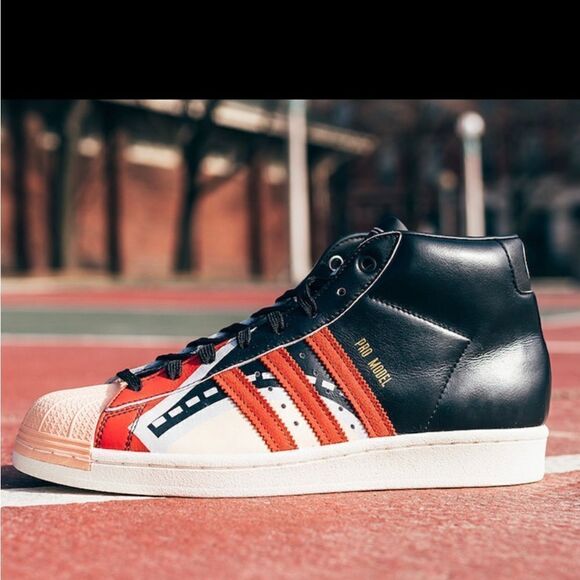 WNBA Jasmine Jones x adidas Pro Model JJ Heat CourtCore Superstar Hi Top FX4008 - Picture 5 of 14